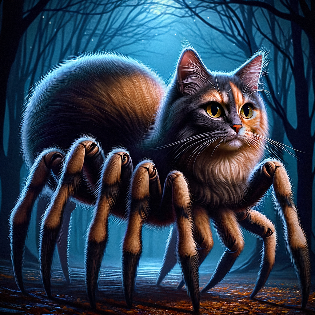 Unveiling the Cat Spider Hybrid Creature