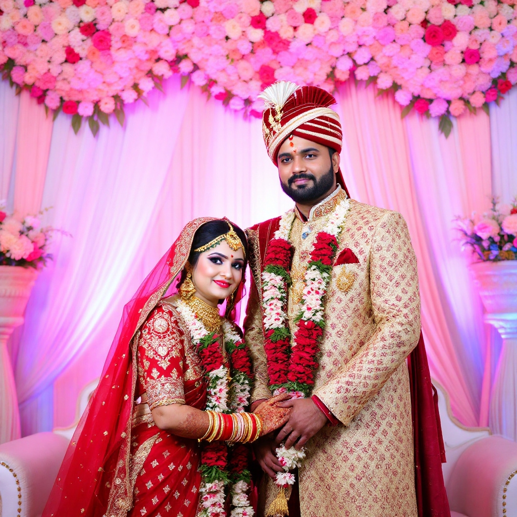 Celebrating the Love of an Indian Wedding Couple