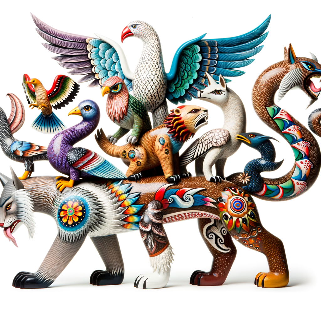 Unique Alebrije: Fusion of Mexican Art Animals
