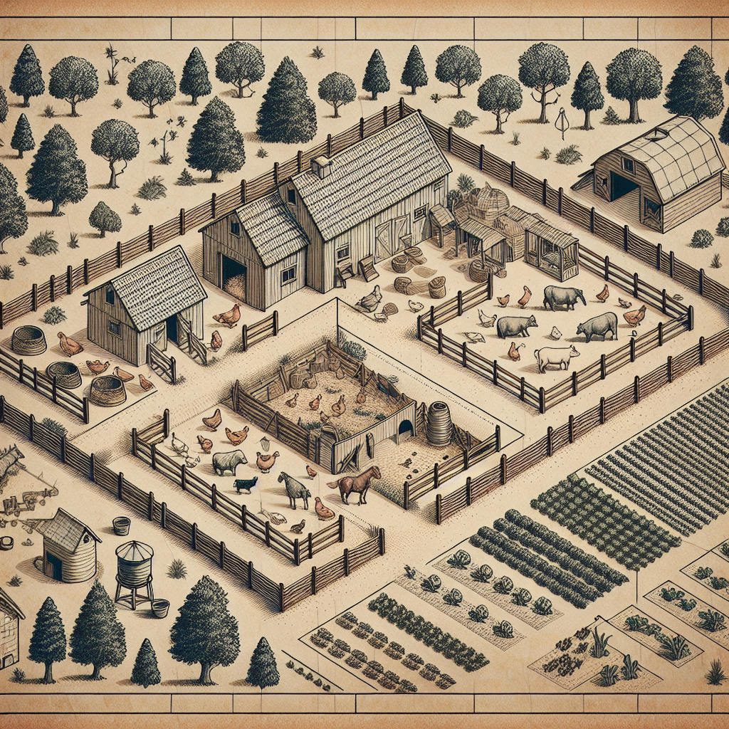 Plan for a Modest Farm: Layout and Design