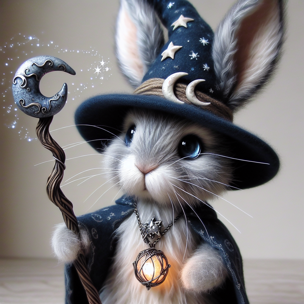 The Whimsical Wizard Rabbit