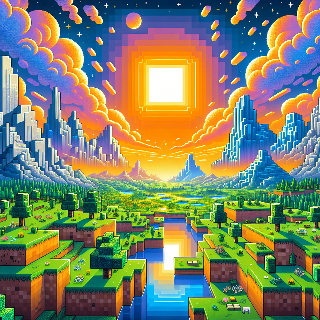 Beautiful Minecraft Landscape Wallpaper